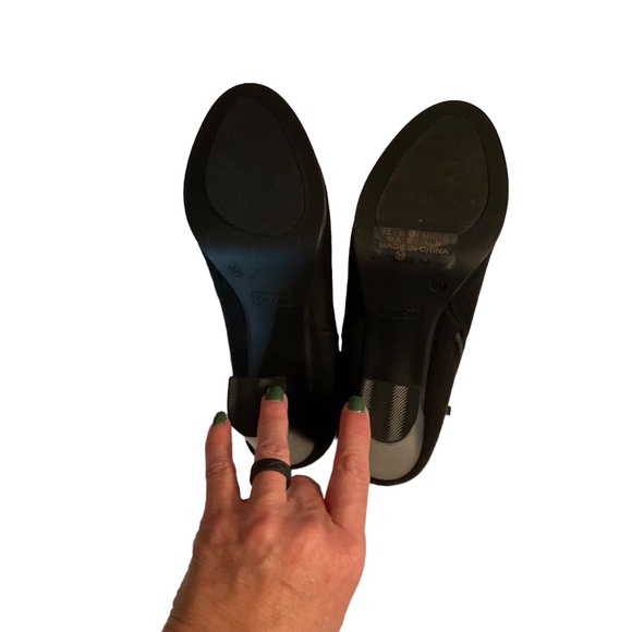 Too Moda Women’s chunky heeled ankle bootie/boot with side zipper. Size 10 - Picture 6 of 9